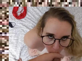Pov Blowjob Submissive Teen Sucks Your Dick - Cum In Her Mouth