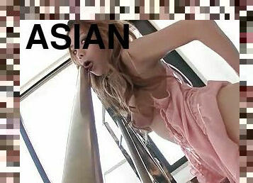 Sexy asian masturbating herself
