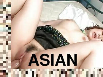 Asian nympho getting pussy pounded hardcore