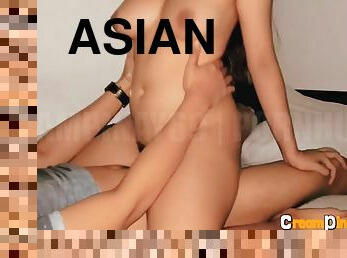 Asian hot amateur busty babe crazy fuck scene