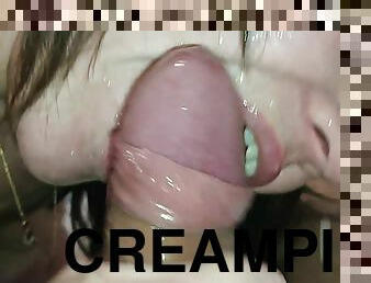 Extreme Pussy And Anal Tattoos Fucked Hard With Big Creampie And Cum In Mouth