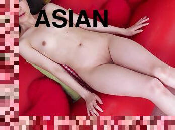ázijské, masturbácia, amatérske, zlatíčka, teenagerské, kráska, sólo