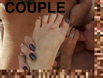 Kinky couple Foot Fetish hot porn video