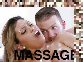 Nicole Rey - Saucy Latina Gets An Extra Special Massage