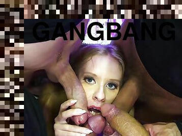 Kinky Nikki hardcore gangbang and bukkake