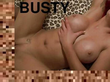 Busty Fake Tits Redhead Slut Billie - Amateur POV hardcore