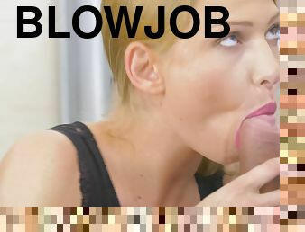 Salon Seduction 1 - Kai Taylor gives blowjob before anal fuck