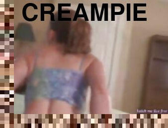 Slow ride creampie