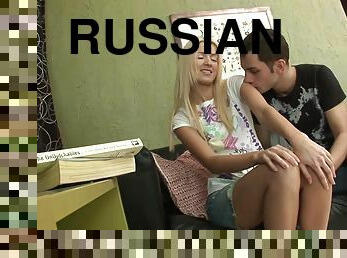 Russian sweetie Doll putting a wiener in her slutty little mouth