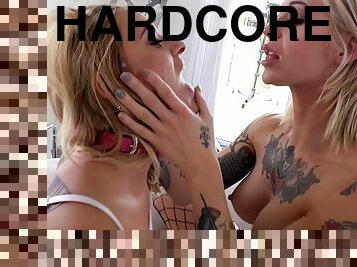 Hardcore tattooed sluts have no limits when it comes to sex