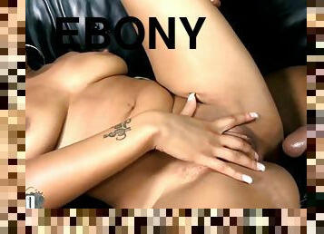 Ebony pornstar with huge ass and big tits deeply fucked - Big tits