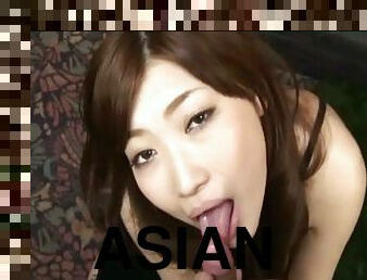 Asian Slut Sucks That Hard Cock And Waits For Cum In Her Mouth