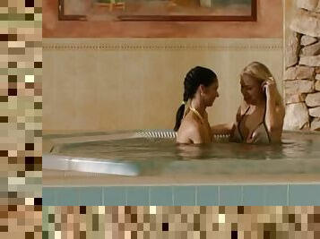Hot Lesbians In The Hot Tub.