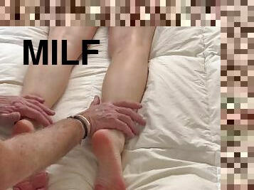 klitoris, onani, orgasme, pussy, kone, amatør, milf, hjemmelaget, massasje, par