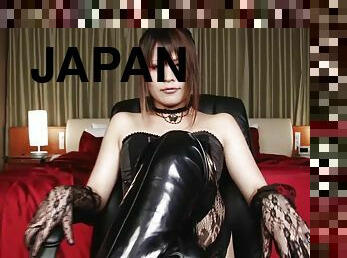 Appealing tranny from Japan reveals all of her private parts