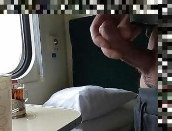 Weekend trip train+hotel part15 (back train masturbation)