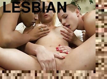 Perfect lesbian foursome with Jazzy Jamison, Rain Summers, Riley Nixon and Sarah Banks complete interracial orgy!