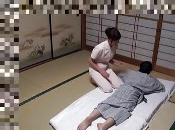 Japanese Massage Turned Into Hardcore Cock Riding