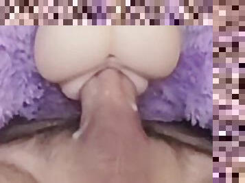 Beautiful cock fucks CREAMY teddy bear pussy!