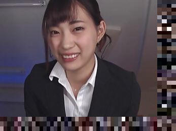 Video of hot secretary Mitani Akari riding a dildo in the office