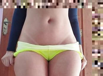 gemuk, alat-kelamin-wanita, perempuan-besar-and-gemuk, brazil, seluar-dalam, cameltoe, thong