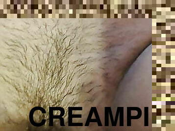pee fucking and pussy creampie