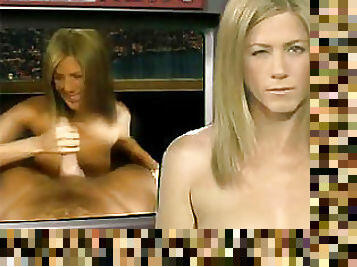 Jennifer Aniston and Cameron Diaz Stroking Cocks in Celebrity Porn Video