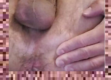 tēvs, mataina, masturbācija-masturbation, sarausties, fetišs, tētis, muskuļots, closeup, dirsa, lācis