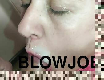 Pov Blowjob With Cum In Mouth From Naughty Slut Married Milf
