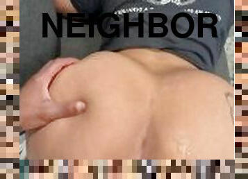 BBC Neighbor Rails Petite Big Booty Latina on Couch