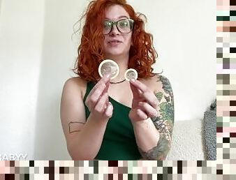 male cocks are tiny! first time with futa gf condom comparison - full video on Veggiebabyy Manyvids