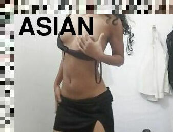 A Asian girl Extreme creamy squirt in leggings Hypnosis masturbat
