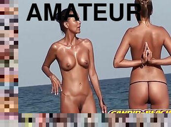 Slim Body Tight Pussy Amateur Nudist Milf Voyeur Beach Spy 14 Min
