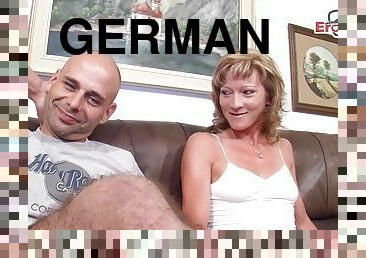 German husband share his Skinny Wife first time