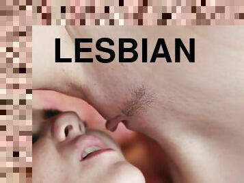 Naughty babes enjoying lesbian pleasure