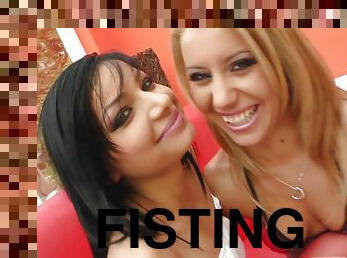 Are you ready for some fisting? These lesbians most certainly are and they love it