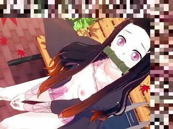 NEZUKO WANTS TO BE FUCKED DEMON SLAYER HENTAI - 3D + POV