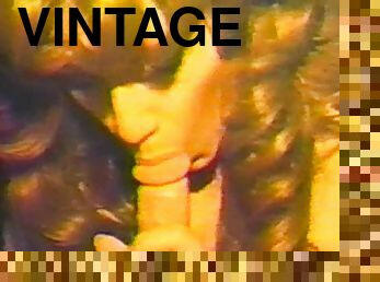 Vintage cocksucker has the sexiest long hair you have ever seen