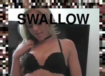 My real step sis sucks my dick and swallows cum