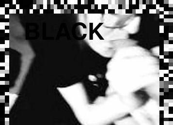 noir blow job black and white pov big dick