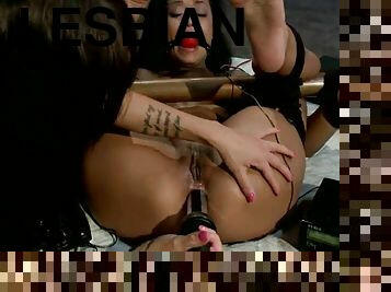 Gia Dimarco Fingering and Ass Toying Skin Diamond in BDSM Lesbian Video