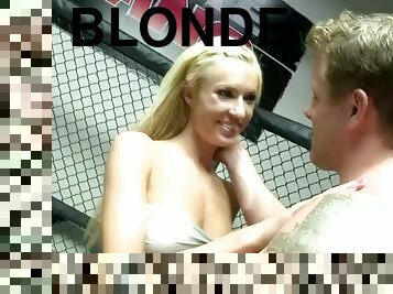 Fantastic reality sex video with slim blonde Victoria White