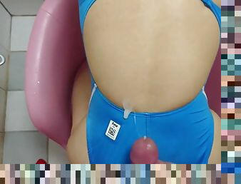 Swim Suit BUKKAKE - Japanese Kinky Porn