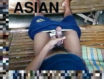 asiatisk, onani, offentlig, pussy, amatør, stor-pikk, handjob, knulling-fucking, alene, filipinsk