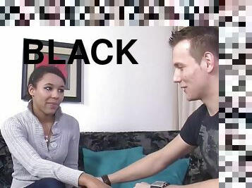 Sexy black girl and the german boy