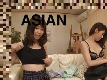 Awesome Asian threeway full of lust that is worth seeing