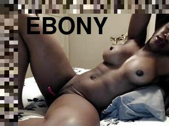 Attractive Ebony Camgirl Does Great Show