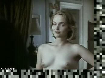 Sensual Miranda Richardson Shows Her Perky Boobies in a 'Damage' Scene