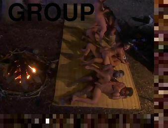 Horny Big Breasted Aborigines Get Fucked In Group Sex Orgy
