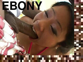 Sensuous Kya Tropic ebony hardcore porn clip